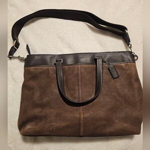 Coach Lex Suede Bus Tote